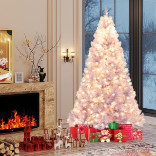 Costway 225 εκ Τεχνητό Χριστουγεννιάτικο Δέντρο με Φωτισμό Έλατο με... Costway 225 εκ Τεχνητό Χριστουγεννιάτικο Δέντρο με Φωτισμό Έλατο με...