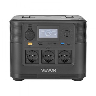 VEVOR Φορητός Σταθμός Ενέργειας, Γεννήτρια 1800W, Μπαταρία 1008Wh L...