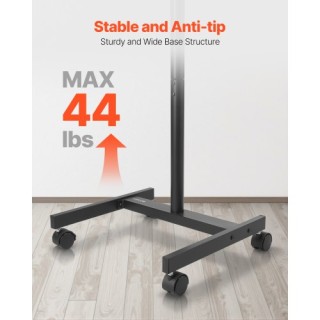 VEVOR Κινητό Τρόλεϊ Τηλεόρασης για Οθόνες 17-55 ιντσών έως 20 κιλά ...