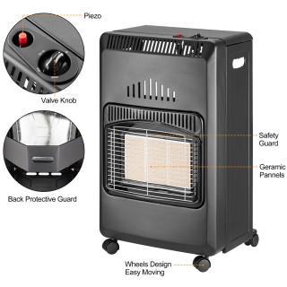 BAKAJI Πτυσσόμενη Σόμπα Αερίου Slim 15 Kg σε Μαύρο Μέταλλο με 3 Ισ... BAKAJI Πτυσσόμενη Σόμπα Αερίου Slim 15 Kg σε Μαύρο Μέταλλο με 3 Ισ...