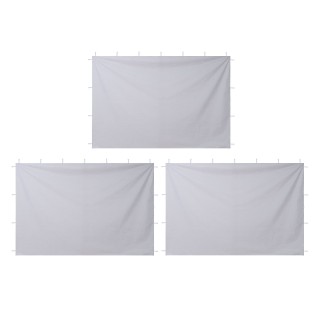 VEVOR Πλευρικά Τοιχώματα 3x3 m Λευκής Τέντας, Αδιάβροχα με Προστασί...