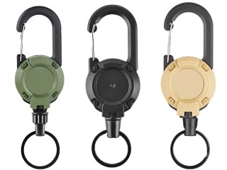 Μπρελόκ με Επαναφερόμενο Κορδόνι και Καραμπίνερ για Ζώνη 5907451374...