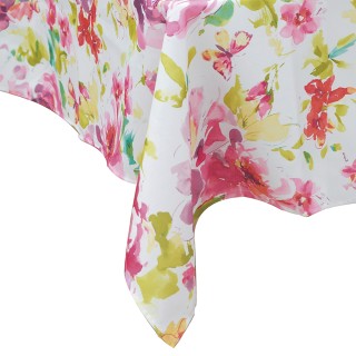 Galileo Τραπεζομάντηλο με λουλούδια 140x180 cm αδιάβροχο και ανθεκτ...