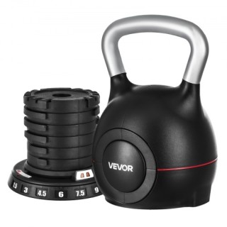 VEVOR Ρυθμιζόμενο Kettlebell με 7 Επίπεδα Βάρους HLKDHS1588KGL8BX10...
