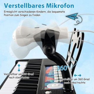 Costway Παιδικό Ηλεκτρονικό Πιάνο 37 Πλήκτρων με Σκαμπό, Μικρόφωνο ... Costway Παιδικό Ηλεκτρονικό Πιάνο 37 Πλήκτρων με Σκαμπό, Μικρόφωνο ...