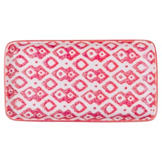 Villa DEste  Σετ 3 ορθογώνια δίσκοι μικρομεσαίου μεγέθους σε κεραμι...