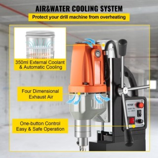 Μαγνητικό Δράπανο VEVOR 980W 220V-240V, 680 rpm, 35MM για Διάτρηση ...