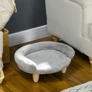 PawHut Καναπές για Σκύλους και Γάτες με Αφαιρούμενο Κάλυμμα από Γού...