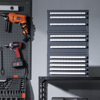 VEVOR Ντουλάπι Διάθεσης Τρυπανιών, 3 Συρτάρια για 1/16 έως 1/2 & Γρ... VEVOR Ντουλάπι Διάθεσης Τρυπανιών, 3 Συρτάρια για 1/16 έως 1/2 & Γρ...