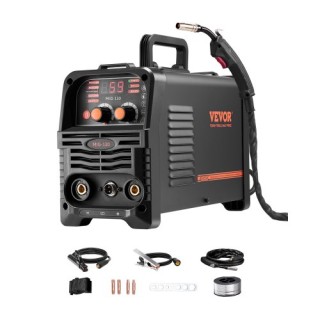 VEVOR Συγκολλητής MIG 130Amp 3-σε-1 Flux Core MIG/Stick/Lift TIG MI... VEVOR Συγκολλητής MIG 130Amp 3-σε-1 Flux Core MIG/Stick/Lift TIG MI...