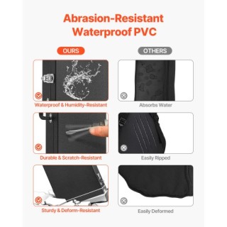 VEVOR Αδιάβροχη Θήκη Μπάσου 48.03in με Κλειδαριά και Κλειδί JXJTYHJ...