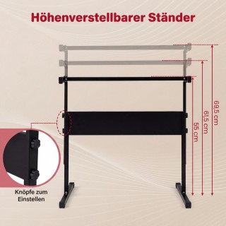Costway Παιδικό Πληκτρολόγιο Πιάνου 61 Πλήκτρων με Ρυθμιζόμενη Βάση...
