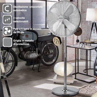BAKAJI Ανεμιστήρας Κολόνας με Βάση από Ανοξείδωτο Ατσάλι 60W 50cm ... BAKAJI Ανεμιστήρας Κολόνας με Βάση από Ανοξείδωτο Ατσάλι 60W 50cm ...