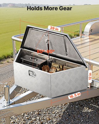 VEVOR Αλουμινένιο Κουτί Ράμπας Τρέιλερ, 990 x 419 x 305 mm, Με Κλει... VEVOR Αλουμινένιο Κουτί Ράμπας Τρέιλερ, 990 x 419 x 305 mm, Με Κλει...