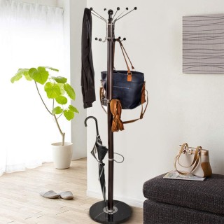 BAKAJI Κρεμάστρα Μεταλλική με 16 Γάντζους και Θήκη Ομπρελών Καφέ ... BAKAJI Κρεμάστρα Μεταλλική με 16 Γάντζους και Θήκη Ομπρελών Καφέ ...