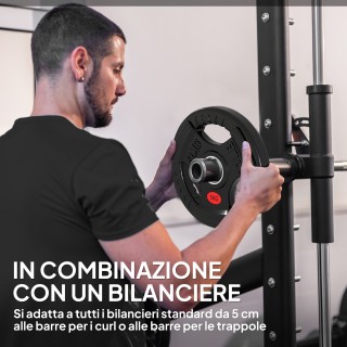 SPORTNOW Σετ με Δίσκους Βαρών 2x5 kg με Οπή 5 cm και 3 Λαβές, Χάλυβ... SPORTNOW Σετ με Δίσκους Βαρών 2x5 kg με Οπή 5 cm και 3 Λαβές, Χάλυβ...