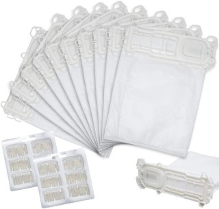 BAKAJI Σετ Σκούπας Folletto VK135 VK136 12 Σακούλες + 12 Αρωματικά... BAKAJI Σετ Σκούπας Folletto VK135 VK136 12 Σακούλες + 12 Αρωματικά...