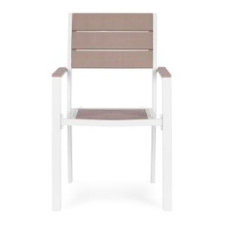 MultiGarden Σετ 2 λευκών κήπου καρεκλών για βεράντα ή μπαλκόνι από ...