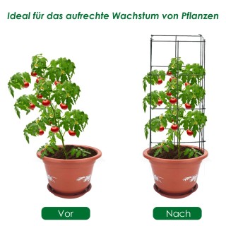 Costway Υποστήριξη Αναρρίχησης Τομάτας με Ανθεκτικό Σκελετό Σιδήρου...