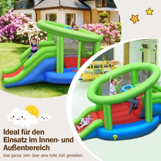 Costway  Φανταστικό Φουσκωτό Κάστρο Αναπήδησης για Παιδιά OP70683