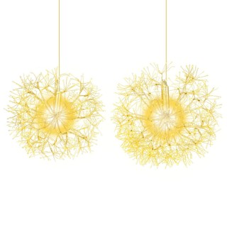 Costway Σετ 2 Κρεμαστά Φώτα Πικραλίδας με 1.488 Θερμά Λευκά LED για... Costway Σετ 2 Κρεμαστά Φώτα Πικραλίδας με 1.488 Θερμά Λευκά LED για...