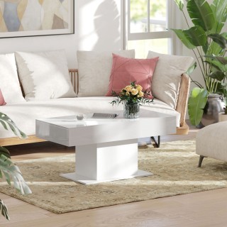 HOMCOM Επεκτεινόμενο Τραπεζάκι Καφέ με Αποθηκευτικό Χώρο, Μοντέρνο,...