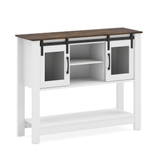 Costway Μπουφές εισόδου με 2 συρόμενες πόρτες, 2 ανοιχτά ράφια και ... Costway Μπουφές εισόδου με 2 συρόμενες πόρτες, 2 ανοιχτά ράφια και ...