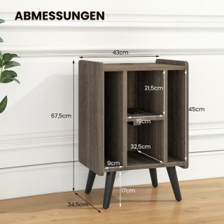 Costway  Κομψή και Πρακτική Βάση Πικάπ με Ενσωματωμένο Σταθμό Φόρτι...