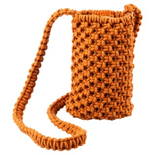 Villa dEste Home Μίνι τσάντα παραλίας με πλεκτό βαμβακερό λουράκι 1...