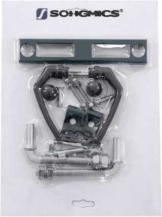 Πόρτα Περίφραξης Κήπου από Γαλβανισμένο Χάλυβα 87x150cm  SONGMICS  ...