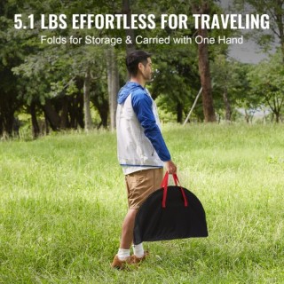 Πτυσσόμενο Τραπέζι Camping VEVOR, Ελαφρύ & Φορητό, 600D Ύφασμα Oxfo...