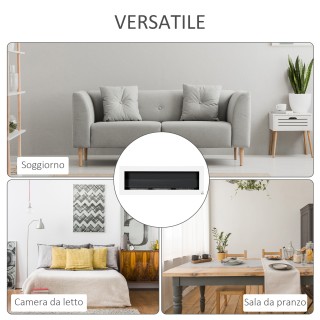 HOMCOM Οικολογικό τζάκι τοίχου με 3 δεξαμενές των 1 λίτρων και κάλυ... HOMCOM Οικολογικό τζάκι τοίχου με 3 δεξαμενές των 1 λίτρων και κάλυ...