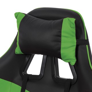 Galileo Καρέκλα Gaming υψηλής ποιότητας με πράσινες ρόδες 2188577