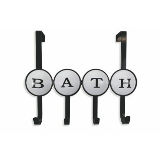 Galileo Κρεμάστρα 4 άγκιστρα από μέταλλο για πόρτα 35x10x295cm Sord...