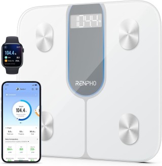 Renpho Elis 1c Smart Ζυγαριά 200kg με Λιπομετρητή & Bluetooth Λευκή...