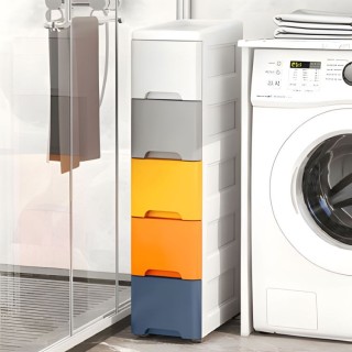 Μοντέρνα Ραφιέρα με 5 Συρόμενα Συρτάρια και Πόδια με Ροδάκια MODERN... Μοντέρνα Ραφιέρα με 5 Συρόμενα Συρτάρια και Πόδια με Ροδάκια MODERN...