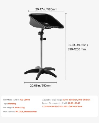 VEVOR Φορητό Λουτρό Μαλλιών με Ρυθμιζόμενο Ύψος (89-126 εκ) LSXXFSC... VEVOR Φορητό Λουτρό Μαλλιών με Ρυθμιζόμενο Ύψος (89-126 εκ) LSXXFSC...