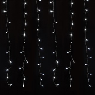 Kooper Κουρτίνα 120 LED Ψυχρό Λευκό, 10 Κορδόνια, 8 Προγράμματα Φωτ...