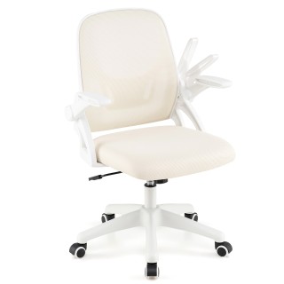 Costway Εργονομική Καρέκλα Γραφείου με Ανακλινόμενα Μπράτσα και Ρυθ...