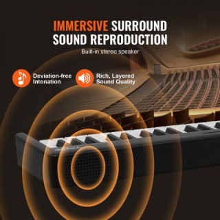 VEVOR Αναδιπλούμενο Φορητό Ψηφιακό Πιάνο 61 Πλήκτρων με Bluetooth ... VEVOR Αναδιπλούμενο Φορητό Ψηφιακό Πιάνο 61 Πλήκτρων με Bluetooth ...