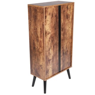 BAKAJI Κινητή Βιβλιοθήκη 2 Ράφια + Πόρτα Ντουλάπι Ξύλινο Μοντέρνος... BAKAJI Κινητή Βιβλιοθήκη 2 Ράφια + Πόρτα Ντουλάπι Ξύλινο Μοντέρνος...