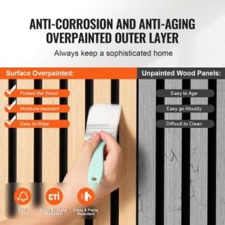 Ξύλινα Ακουστικά Πάνελ Τοίχου 60x120 cm – Μοντέρνα Διακόσμηση & Ηχο...