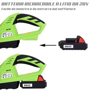 BAKAJI Ασύρματο Ηλεκτρικό Κλαδευτήρι Λιθίου 20V 02832159 BAKAJI Ασύρματο Ηλεκτρικό Κλαδευτήρι Λιθίου 20V 02832159