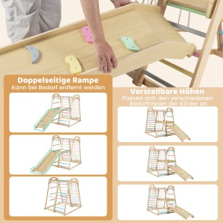 Costway 8-σε-1 Μαγικό Πολυπαιχνίδι: Κούνια, Κουνιστό Δίκτυ, Σκάλα, ... Costway 8-σε-1 Μαγικό Πολυπαιχνίδι: Κούνια, Κουνιστό Δίκτυ, Σκάλα, ...