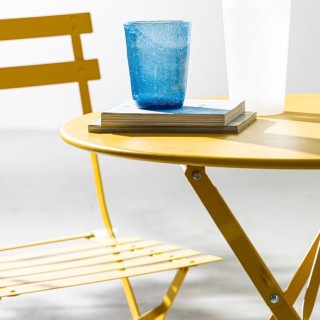 Shally Dogan Σετ 3 Τεμαχίων Κήπου Τραπέζι 2 Καρέκλες Μπιστρό Πτυσσό...