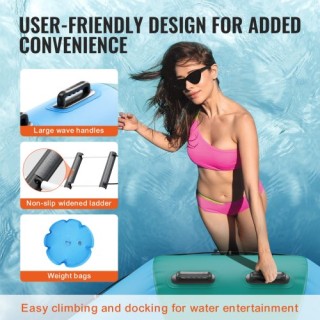 VEVOR Φουσκωτό Τραμπολίνο Νερού 15ft για Πισίνα/Λίμνη BTKSSBCLLS15V... VEVOR Φουσκωτό Τραμπολίνο Νερού 15ft για Πισίνα/Λίμνη BTKSSBCLLS15V...