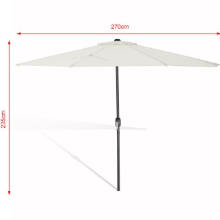 BAKAJI Ομπρελόνι Ημισέληνος Τοίχου για Κήπο Εξωτερική Ομπρέλα Τοίχ... BAKAJI Ομπρελόνι Ημισέληνος Τοίχου για Κήπο Εξωτερική Ομπρέλα Τοίχ...