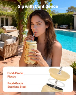 VEVOR Σετ 12 Ποτηριών Διαφόρων Χρωμάτων για Εξατομίκευση (473 mL) K...