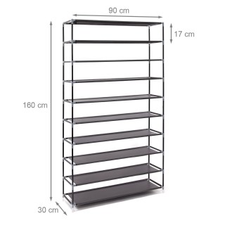 BAKAJI Παπουτσοθήκη Εξοικονόμησης Χώρου 10 Ραφιών 45 Ζευγάρια Ράφι... BAKAJI Παπουτσοθήκη Εξοικονόμησης Χώρου 10 Ραφιών 45 Ζευγάρια Ράφι...