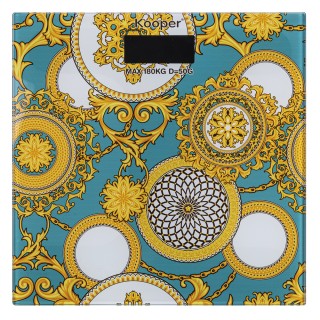 Kooper Ψηφιακή ζυγαριά μπάνιου από σκληρυμένο γυαλί Baroque Kooper ...